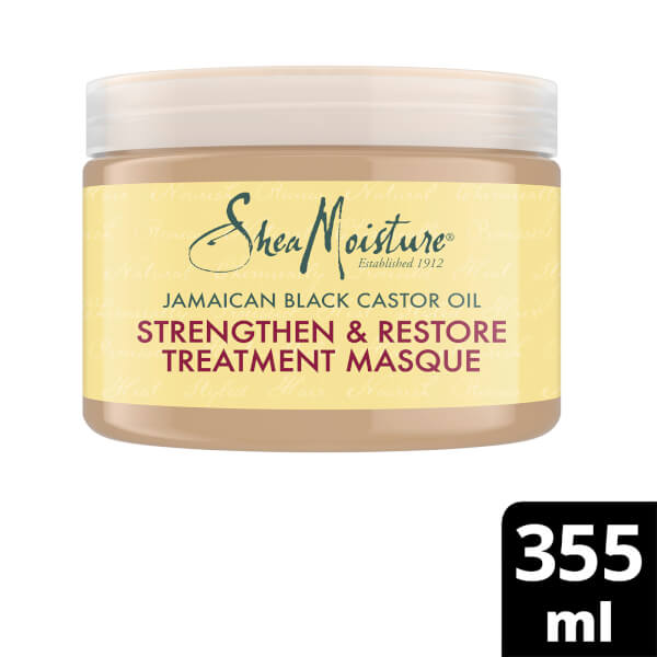 SheaMoisture Shea Moisture trattamento in maschera rinforzante e riparatrice all'olio di ricino nero giamaicano 340 g