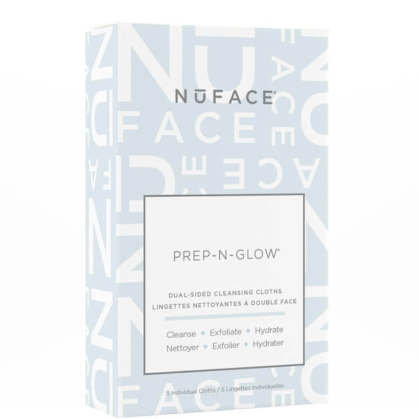 NuFACE NuFACE Prep-N-Glow salviette esfolianti viso (confezione da 5)