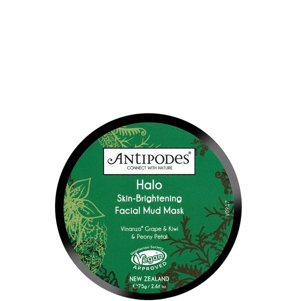 Antipodes Antipodes Halo maschera viso illuminante all'argilla 75 g