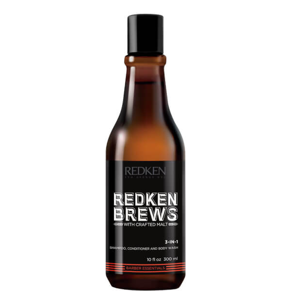 Redken Redken Brews Shampoo 3 in 1 per uomo 300 ml