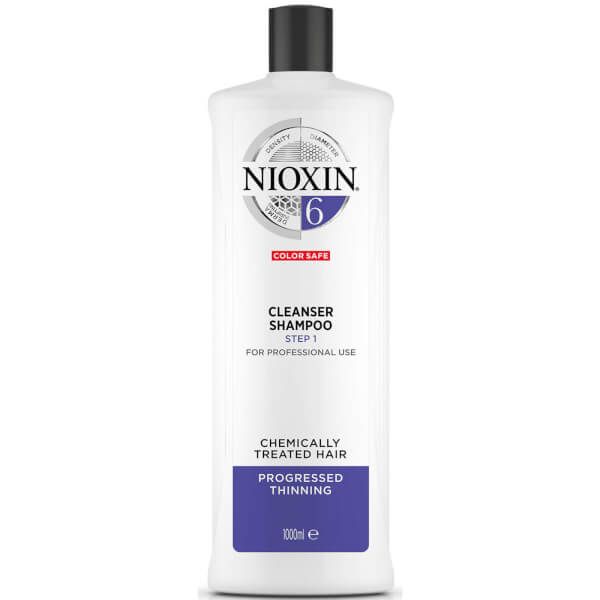 NIOXIN Shampoo Detergente 3-Part System 6 for Chemically Treated Hair with Progressed Thinning NIOXIN 1000ml