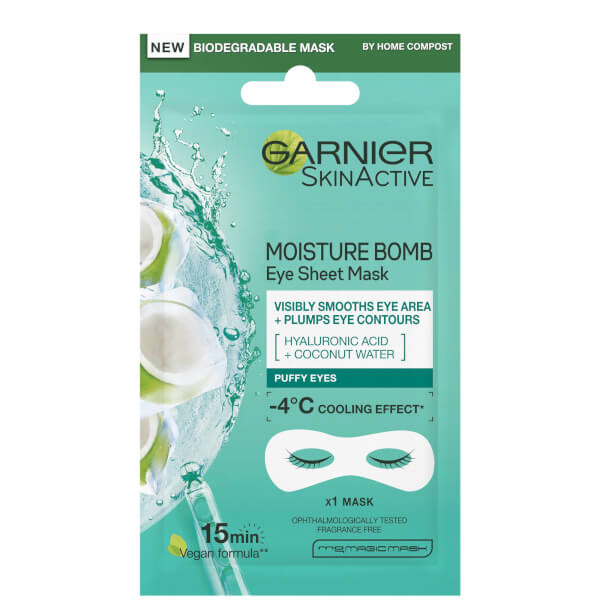 Garnier Garnier Hyaluronic Acid and Coconut Water Hydrating Replumping Eye Sheet Mask 6g