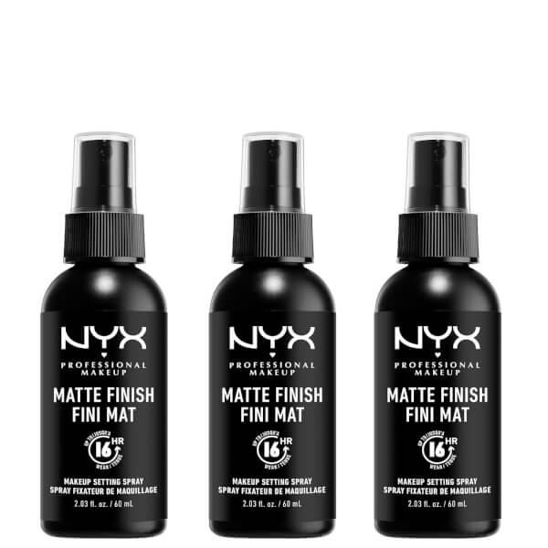 NYX Professional Makeup NYX Professional Makeup Matte Setting Spray x 3