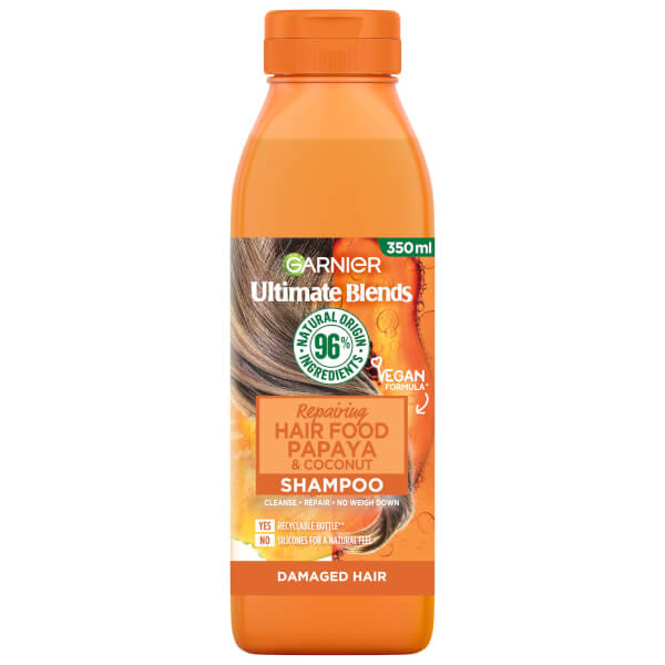 Garnier Garnier Ultimate Blends Repairing Hair Food Papaya Shampoo For Damaged Hair 350ml
