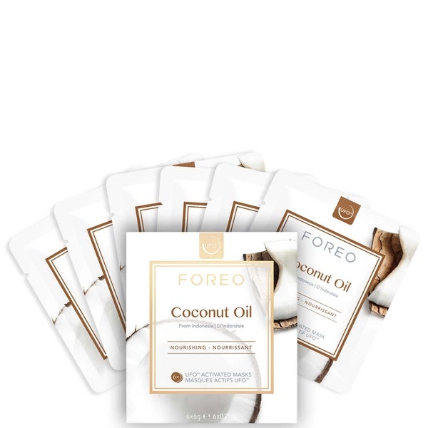 FOREO FOREO Coconut Oil UFO/UFO Mini Nourishing Face Mask for Dry Skin (6 Pack)