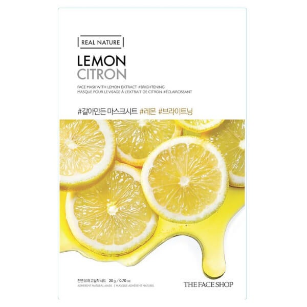 THE FACE SHOP THE FACE SHOP Real Nature Sheet Mask Lemon