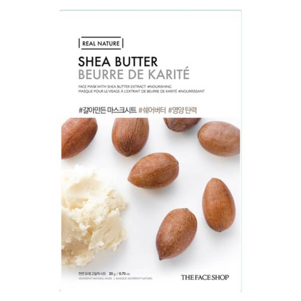 THE FACE SHOP THE FACE SHOP Real Nature Sheet Mask Shea Butter