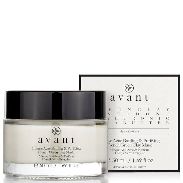 Avant Skincare Maschera Intense Acne Battling and Purifying French Green Clay Avant Skincare 50ml
