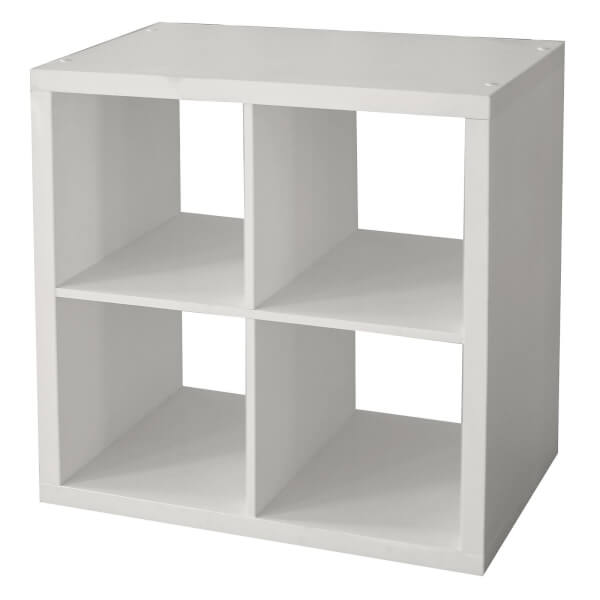 Clever Cube 2x2 Storage Unit - White
