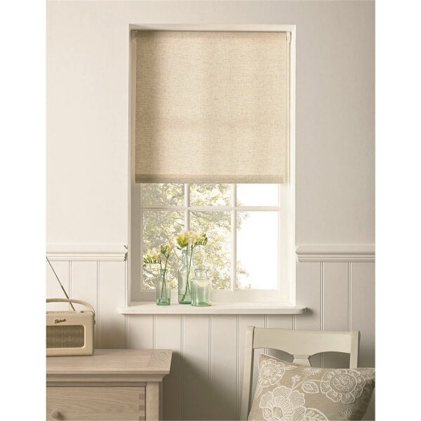 roller blinds linen look