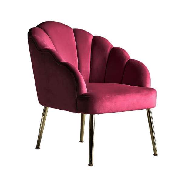 Homebase blush pink top chair