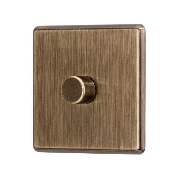 Homebase Slimline Screwless Polished Brass/Black Switches Sockets Dimmers FCUs++ 