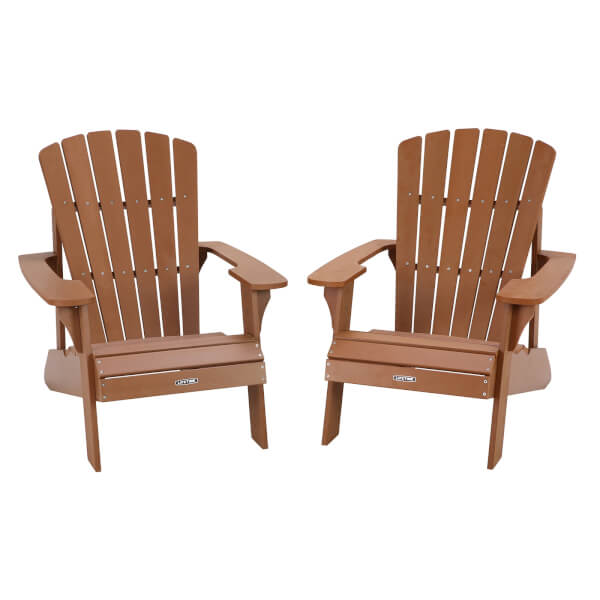 Lifetime adirondack chair rustic brown hotsell
