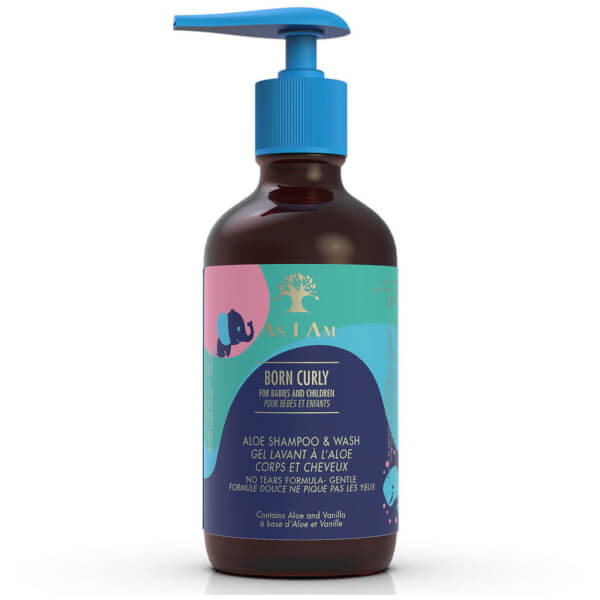 As I Am As I Am Born Curly Aloe Shampoo and Wash 240ml