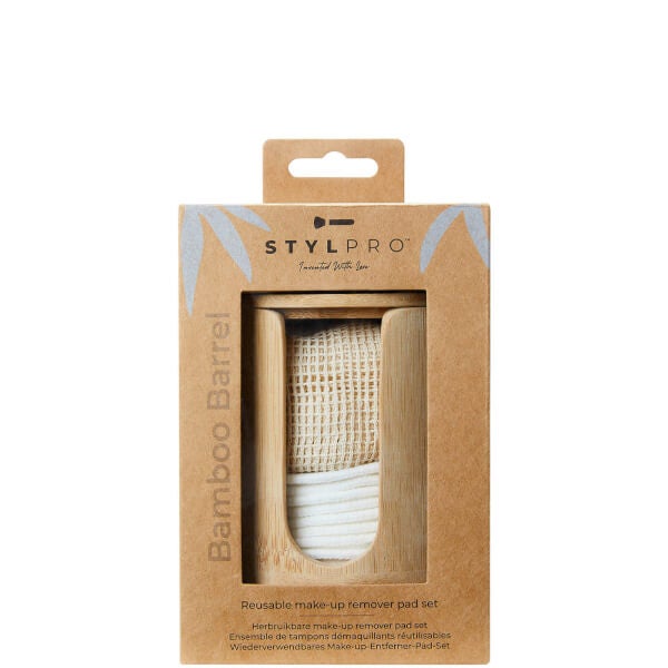 StylPro StylPro Bamboo Barrel Makeup Remover Pads