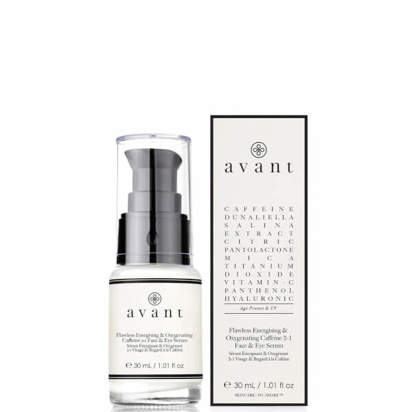 Avant Skincare Siero viso e occhi alla caffeina 2-1 energizzante e ossigenante impeccabile
