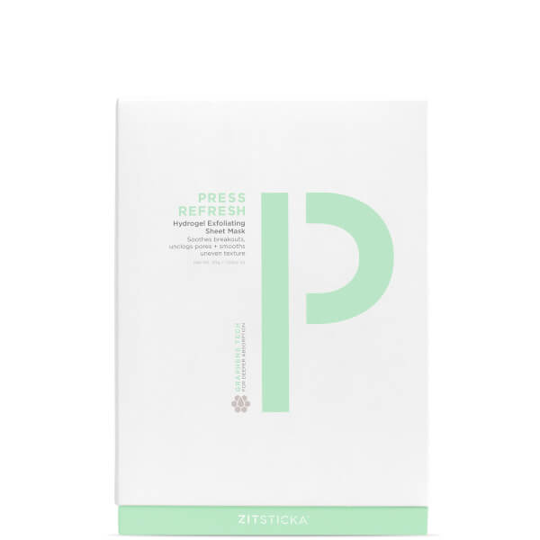 ZitSticka ZitSticka Press Refresh Hydrogel maschera in tessuto esfoliante
