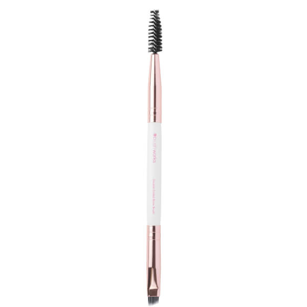 brushworks Duo Pennello White and Gold Brow Brushworks