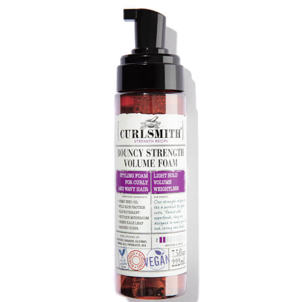 Curlsmith Curlsmith Bouncy Strength Volume schiuma per capelli 222 ml