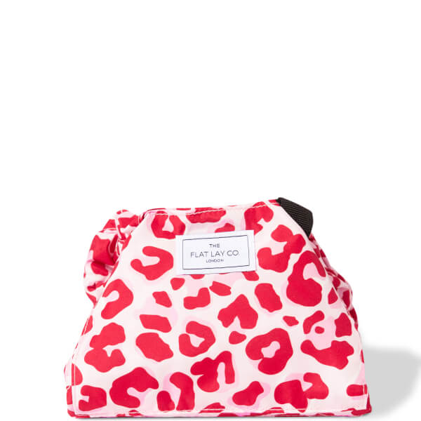 The Flat Lay Co. The Flat Lay Co. Drawstring Bag - Pink Leopard