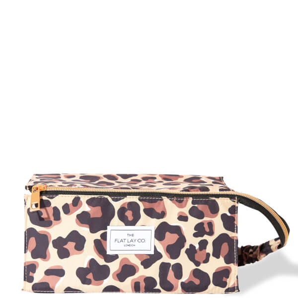 The Flat Lay Co. The Flat Lay Co. Open Flat Box Bag - Leopard Print