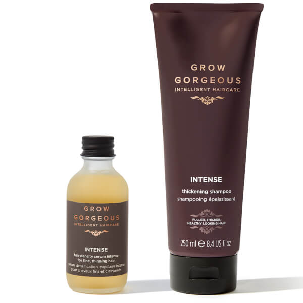 Grow Gorgeous Grow Gorgeous Caffeine Queen Hair Density Serum Intense + Intense Thickening Shampoo Duo