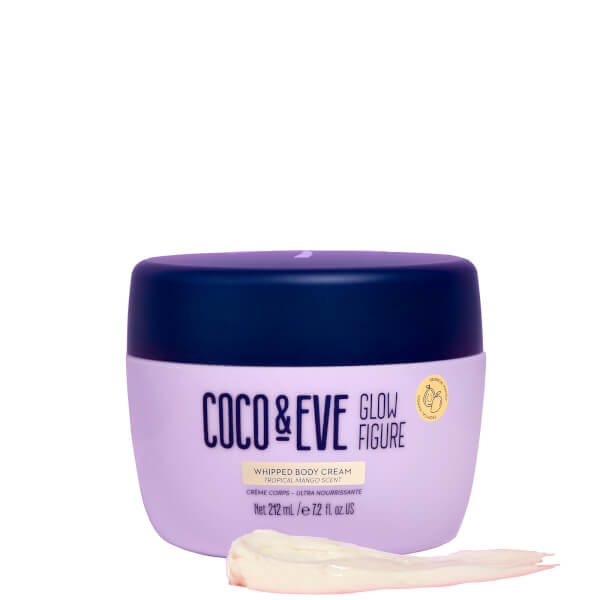 Coco u0026 Eve Coco & Eve Glow Figure Whipped Body Cream Tropical Mango Scent - 212ml