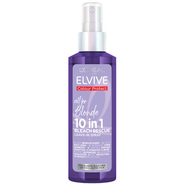 Lu0027Oréal Paris L'Oréal Paris Elvive All for Blonde 10-in-1 Bleach Rescue Leave in Spray 100ml