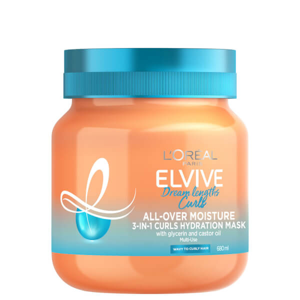 Lu0027Oréal Paris L'Oréal Paris Elvive Dream Lengths 3-in-1 Curls Hydration Mask 200ml