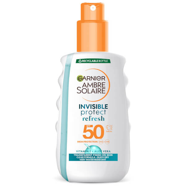 Garnier Garnier Ambre Solaire Invisible Protect Spray SPF50 Transparent Sun Cream Spray 200ml
