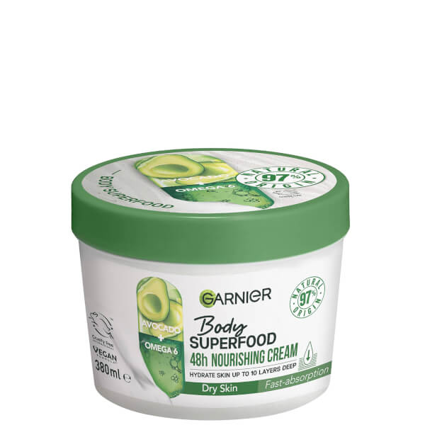 Garnier Garnier Body Superfood Nourishing Body Cream Avocado and Omega 6 380ml