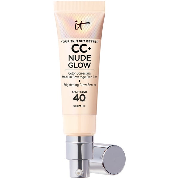 IT Cosmetics IT Cosmetics CC+ and Nude Glow Lightweight Foundation and Glow Serum with SPF40 32ml (Various Shades)