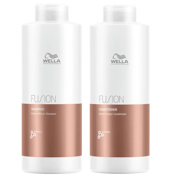 Wella Professionals Care Wella Professionals Fusion Repair Shampoo and Conditioner Super Size Regime Bundle