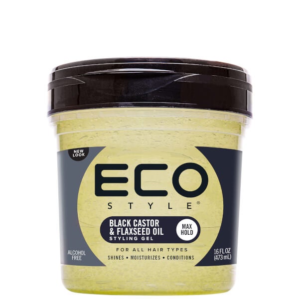 EcoStyle EcoStyle Black Castor & Flaxseed Oil Styling Gel 473ml