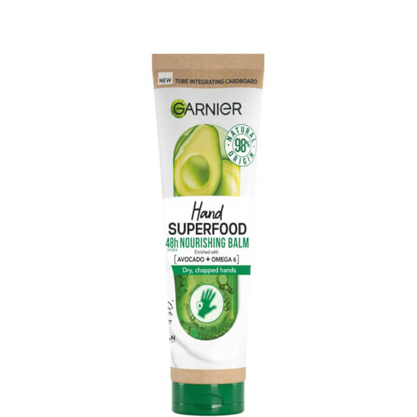 Garnier Garnier Vegan Hand Superfood Nourishing Hand Cream with Avocado and Omega 6 for Dry Hands 75ml