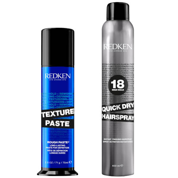 Redken Redken Styling Texture Paste and Quick Dry Hair Spray Bundle