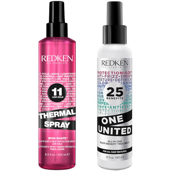 Redken Redken Thermal Spray 250ml and One United 150ml Bundle