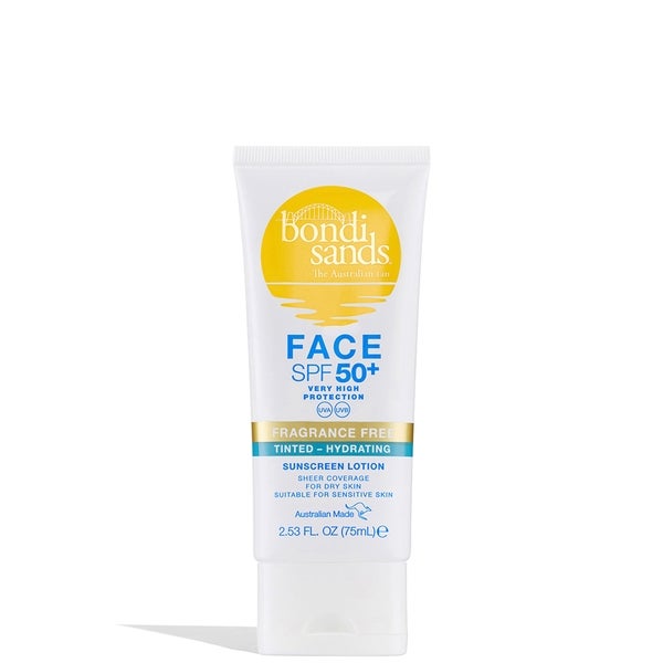 Bondi Sands Bondi Sands SPF 50+ Fragrance Free 3 Star Hydrating Tinted Face Lotion 75ml