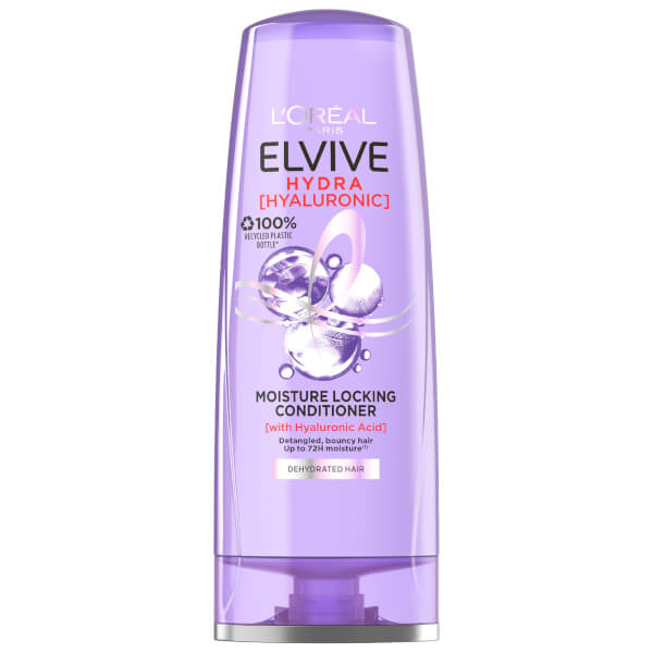Lu0027Oréal Paris L'Oréal Paris Elvive Hydra Hyaluronic Conditioner with Hyaluronic Acid for Dry Hair 500ml