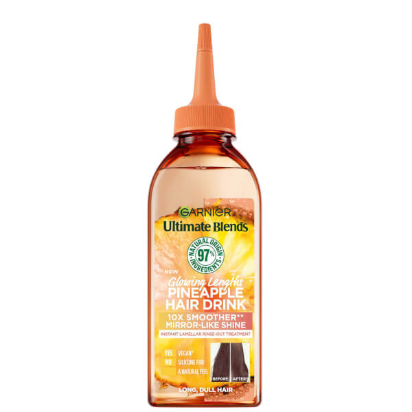 Garnier Garnier Ultimate Blends Glowing Lengths Pineapple Hair Drink Liquid Conditioner for Long Dull Hair 200ml