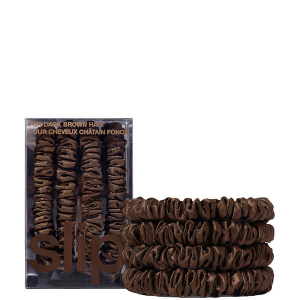 Slip Slip Pure Silk Skinny Scrunchies (Various Colours)