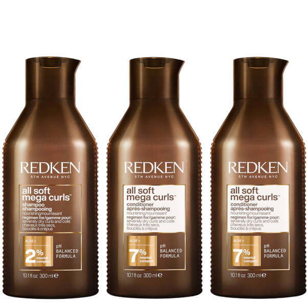 Redken Redken All Soft Mega Curl Hydrating and Nourishing Shampoo with Conditioner Duo for Curly and Coily Hair