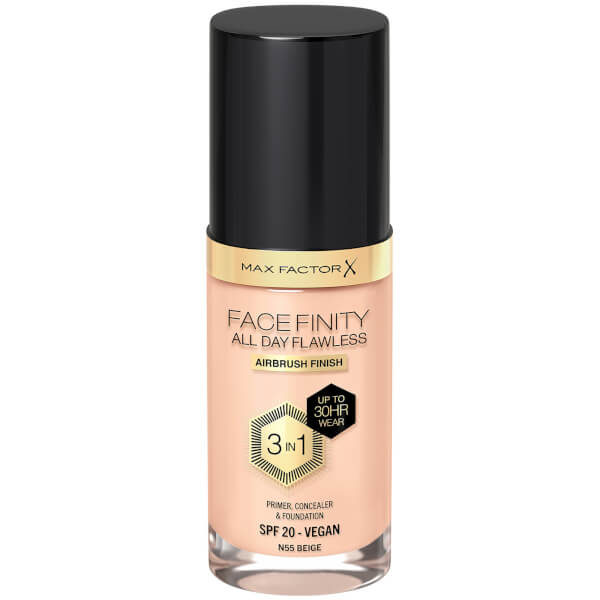 Max Factor Max Factor Facefinity All Day Flawless 3 in 1 Vegan Foundation 30ml (Various Shades)