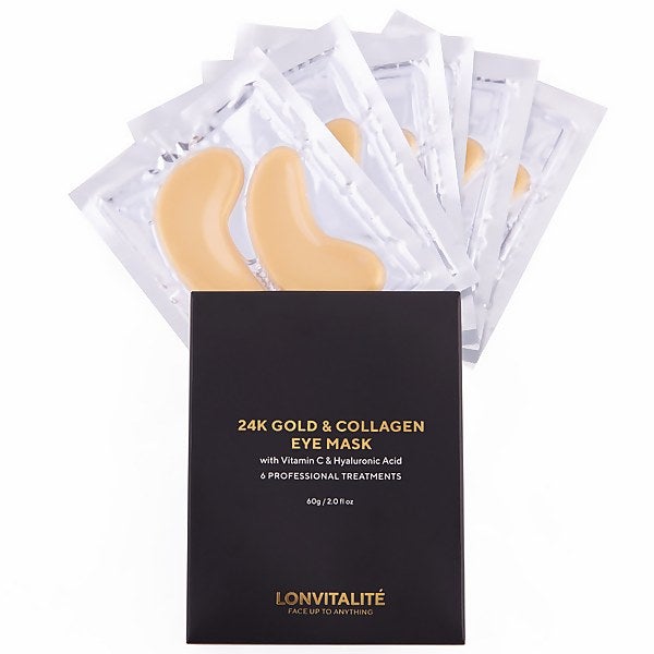 Lonvitalite Lonvitalite 24K Gold and Collagen Mask - 6 Pairs