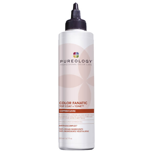 Pureology Pureology Color Fanatic Top Coat and Tone for Copper Hair Colour Protection 200ml