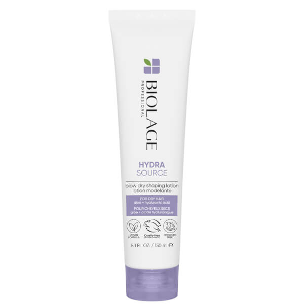 Biolage Biolage HydraSource Blow Dry Shaping Lotion with Aloe and Hyaluronic Acid For Dry Hair 150ml
