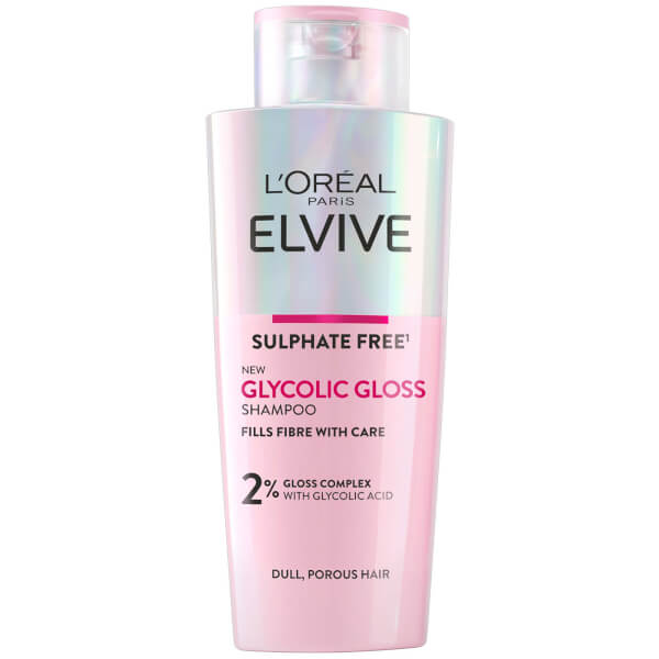 Lu0027Oréal Paris L'Oréal Paris Elvive Glycolic Gloss Sulphate Free Shampoo for Dull Hair 200ml