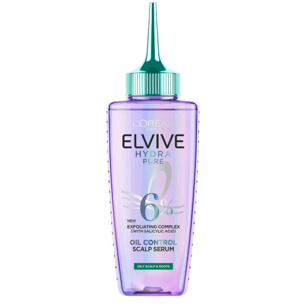 Lu0027Oréal Paris L'Oréal Paris Elvive Hydra Pure Exfoliating Pre-Shampoo Scalp Serum with Salicylic Acid for Oily Scalp and Roots 102ml