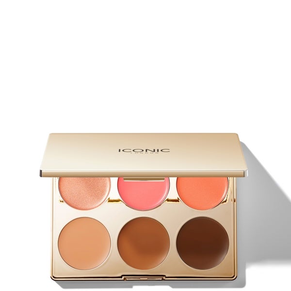ICONIC London ICONIC London Multi-Use Cream Blush Bronze and Highlight Palette