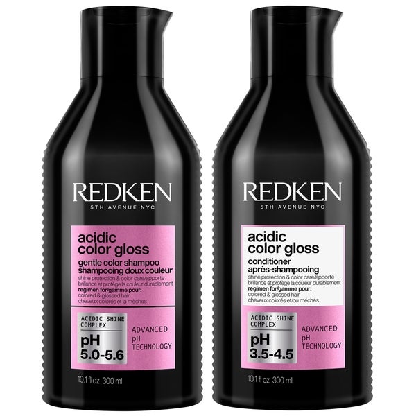 Redken Redken Acidic Color Gloss Shampoo and Conditioner 300ml Colour Protection Routine for Glass-Like Shine